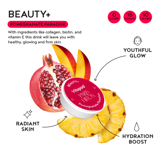 Paris Hilton x Vitapod Beauty+ Pomegranate Paradise, 28 pods