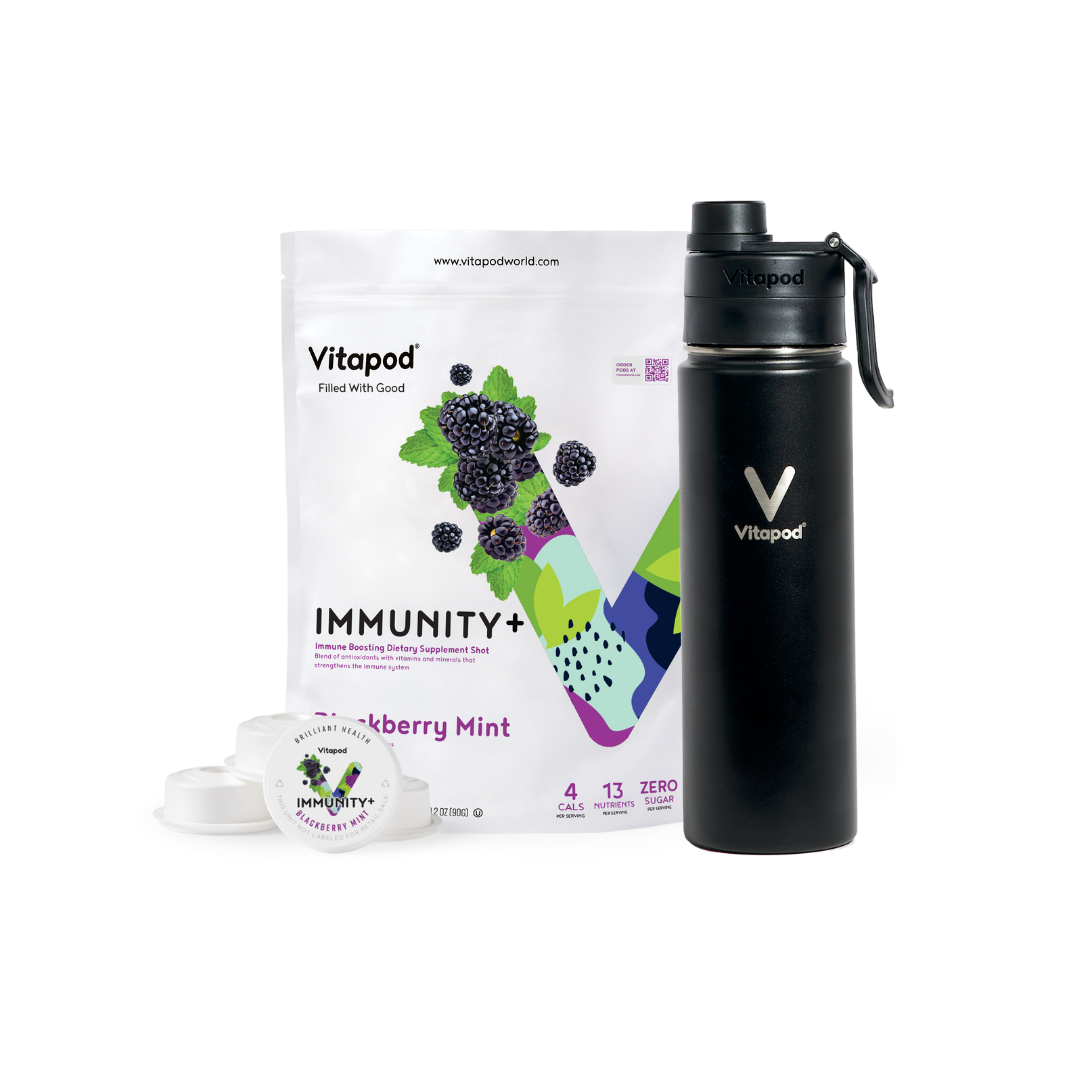 Vitapod Go Starter Bundle - IMMUNITY+ Blackberry Mint