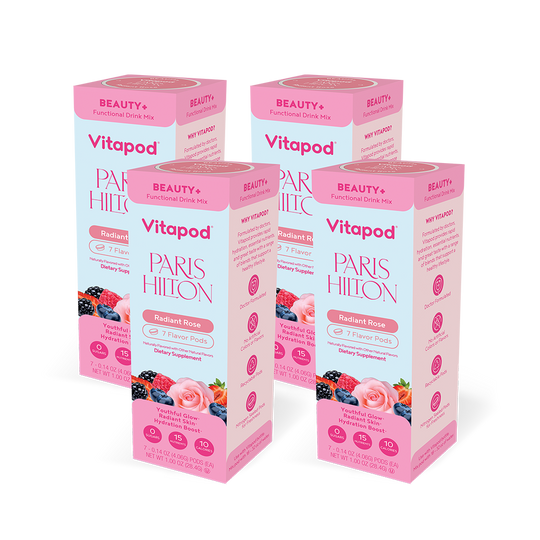 Paris Hilton x Vitapod Beauty+ Radiant Rose, 28 pods