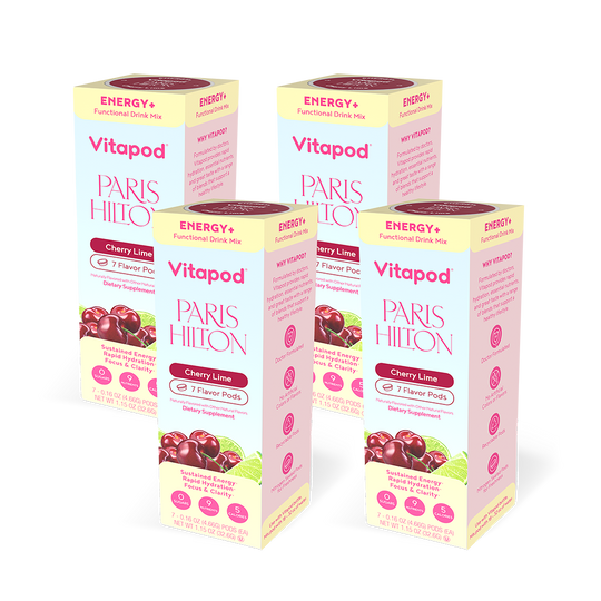 Paris Hilton x Vitapod Energy+ Cherry Lime, 28 pods