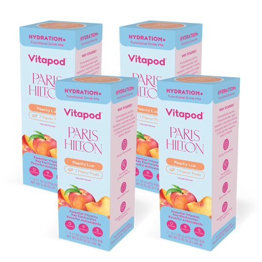 Paris Hilton x Vitapod Hydration+ Peachy Lux, 28 pods