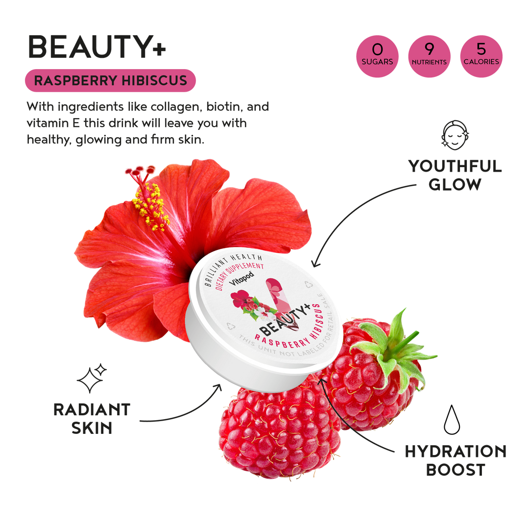 Vitapod Go Starter Bundle - BEAUTY+ Raspberry Hibiscus